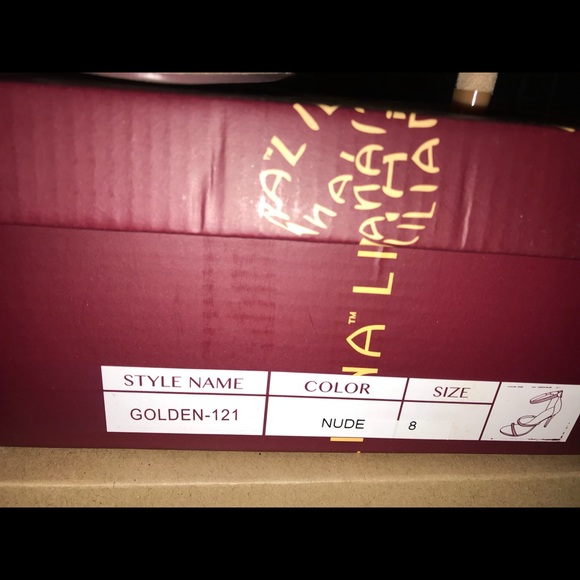 Nude Crystal Heels size 7 women - Picture 4 of 4